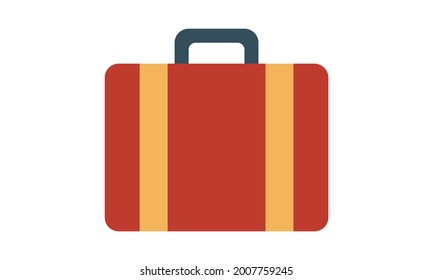 Office Briefcase  icon. Thin design style from office tools icon collection. Simple office briefcase icon for infographics and templates