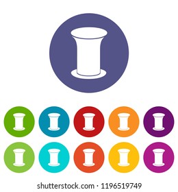 Office bucket icon. Simple illustration of office bucket vector icon for web