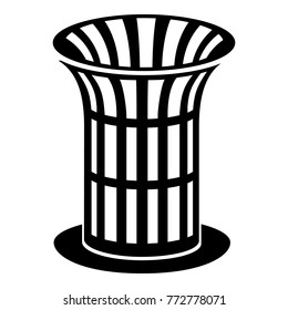 Office bucket icon. Simple illustration of office bucket vector icon for web