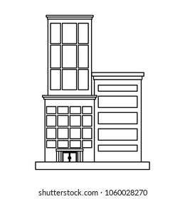 Office building cartoon