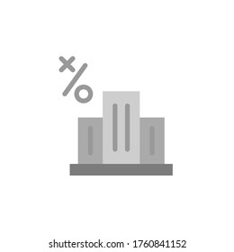 Office building colored icon. Simple colored element illustration. Office building concept symbol design from Business strategy set. Can be used for web and mobile