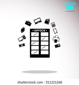 Office building icon