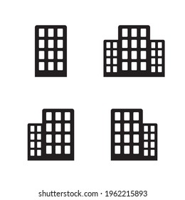 Office building icon for apps and web sites