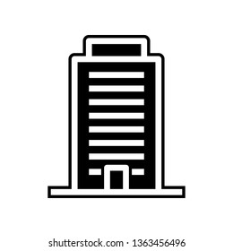 office building icon. Element of Buildings for mobile concept and web apps icon. Glyph, flat icon for website design and development, app development