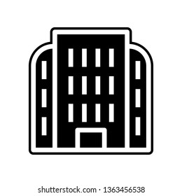 office building icon. Element of Buildings for mobile concept and web apps icon. Glyph, flat icon for website design and development, app development
