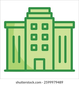 Office Building Icon Element For Design
