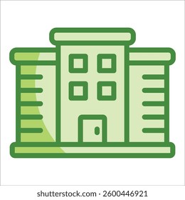 Office Building Icon Element For Design