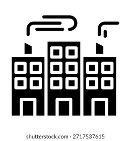 Office Building Icon Element For Design