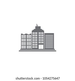office building icon. Simple element illustration. office building symbol design template. Can be used for web and mobile on white background