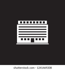 office building icon. Simple element illustration. office building symbol design template. Can be used for web and mobile