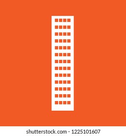 Office building icon, stock vector illustration, EPS10.