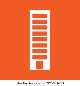 Office building icon, stock vector illustration, EPS10.