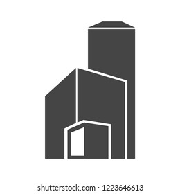 Office building icon symbol. Premium quality isolated apartment element in trendy style.