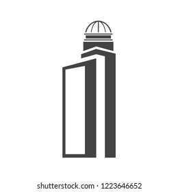 Office building icon symbol. Premium quality isolated apartment element in trendy style.