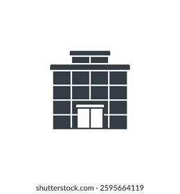 Office Building icon symbol vector illustration isolated on white background