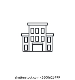 Office Building icon symbol vector illustration isolated on white background