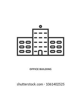 Office Building icon vector