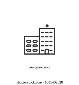 Office Building icon vector