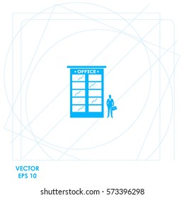 Office building  icon. Vector design.