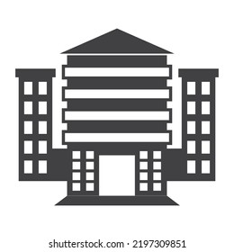 office building icon vector illustration