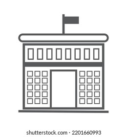 office building icon vector illustration
