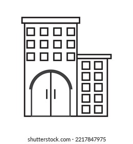 office building icon vector illustration
