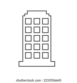 office building icon vector illustration