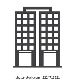 office building icon vector illustration