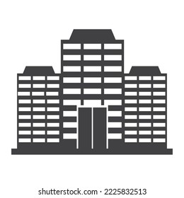 office building icon vector illustration