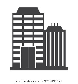 office building icon vector illustration