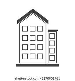 office building icon vector illustration