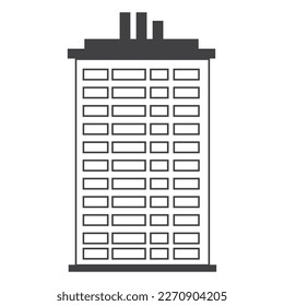 office building icon vector illustration