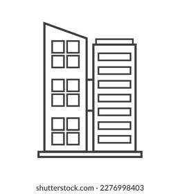 office building icon vector illustration