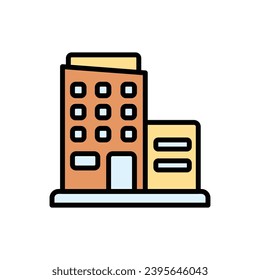 Office Building Icon Vector Illustration