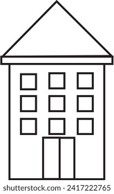 office building icon vector illustration