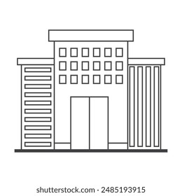 
office building icon vector illustration