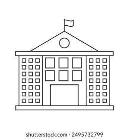 office building icon vector illustration