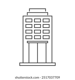 office building icon vector illustration