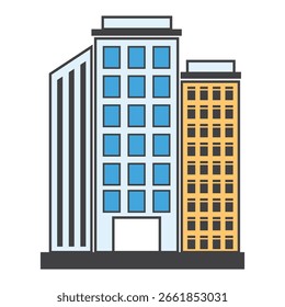 
office building icon vector illustration