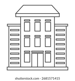 
office building icon vector illustration