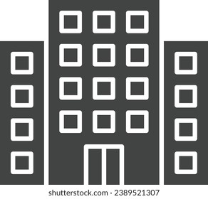 Office Building icon vector image. Suitable for mobile application web application and print media.