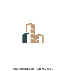 diseño del logotipo de edificios de oficinas, logotipo de bienes inmuebles