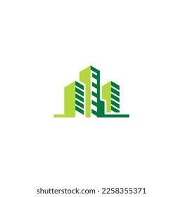 diseño del logotipo de edificios de oficinas, logotipo de bienes inmuebles