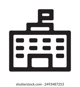 office building logo vector illustration