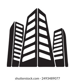 office building logo vector illustration