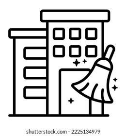 construcción de oficinas Diseño de conceptos modernos, concepto de ilustración vectorial de calidad superior. Símbolo vector.
