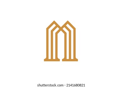 Office and Building Monoline Logo