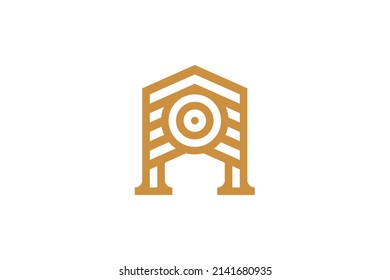 Office and Building Monoline Logo