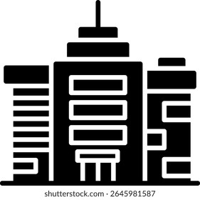 Design de ícones de vetor criativo novo do Office Building