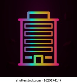 office building nolan style icon. Simple thin line, outline vector of buildings icons for ui and ux, website or mobile application